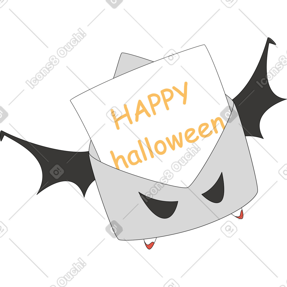 Message illustration in Sitcom style download in PNG, SVG
