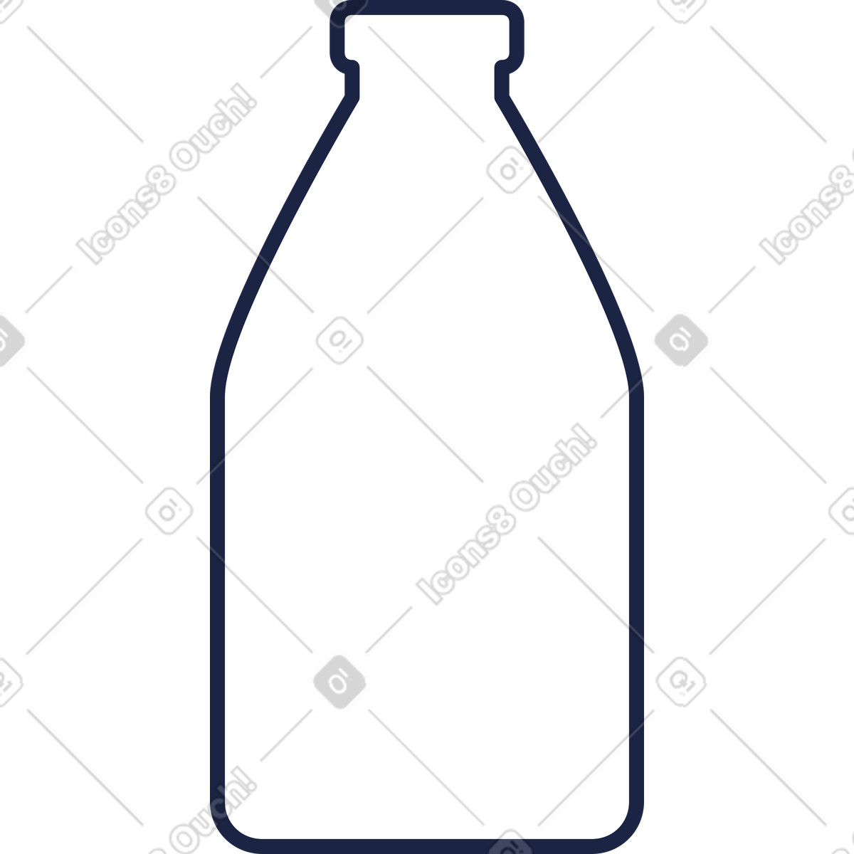 下载 Urban Line 风格的 瓶子 插画，支持 PNG、SVG 格式