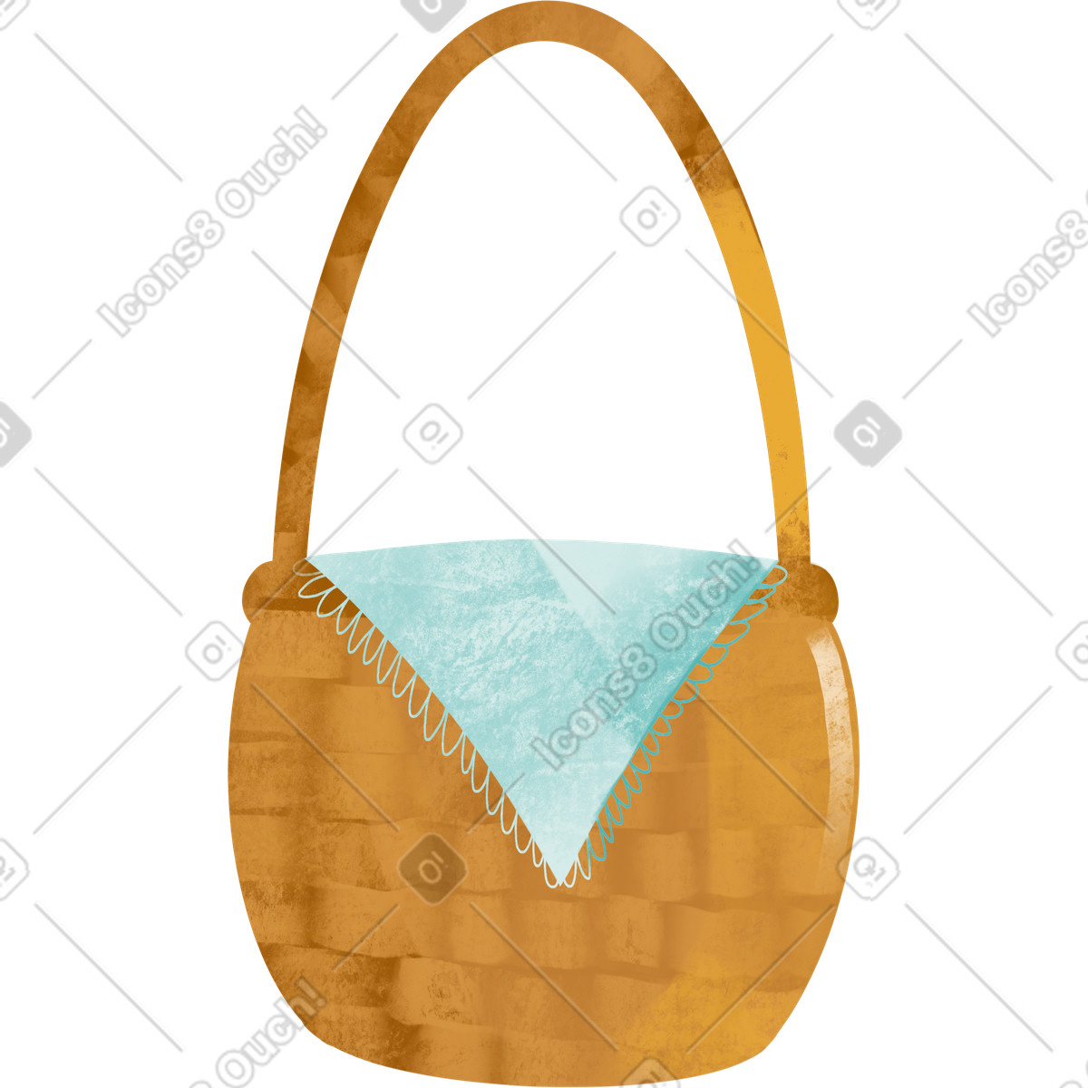 下载 Fabulous 风格的 篮 插画，支持 PNG、SVG 格式
