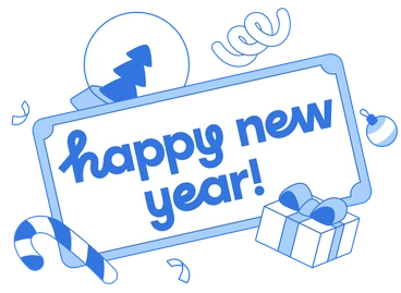 Иллюстрации New Year в PNG и SVG 