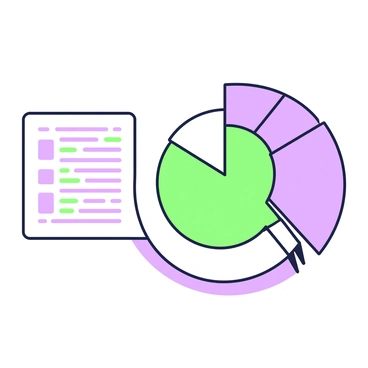 A pie chart is displayed prominently in the center of the image. It is divided into several sections of varying sizes, each representing different data categories. Next to the pie chart, there is a legend that clearly labels each section with corresponding data points. Each section of the chart is distinctly outlined, showcasing the differences between them. The overall layout is clean and organized, allowing the viewer to easily interpret the data presented.