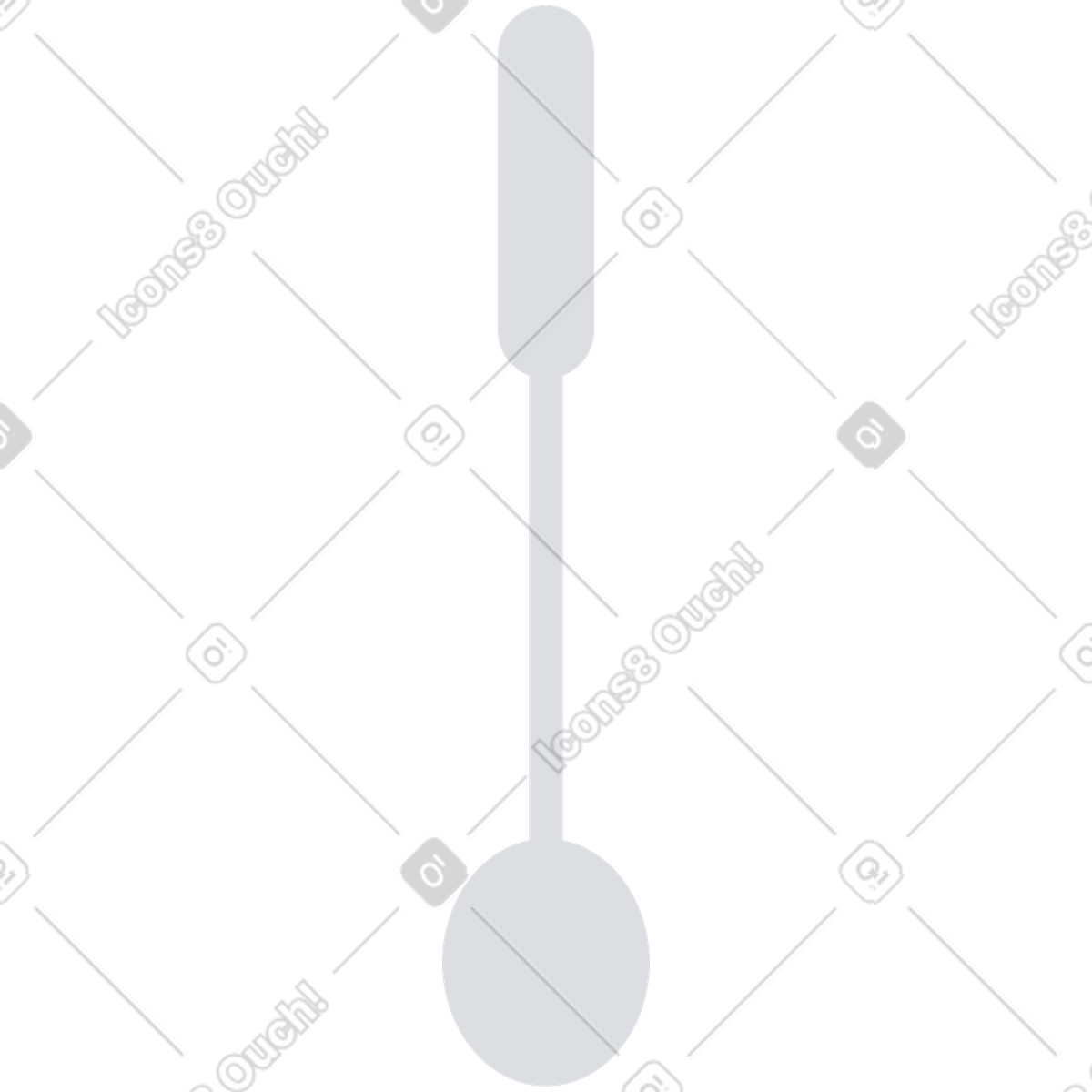 Spoon illustration in Urban style download in PNG, SVG