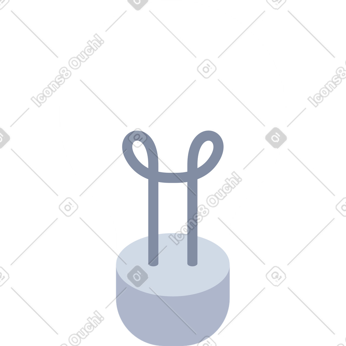 Powered idea bulb symbol illustration in System style download in PNG, SVG