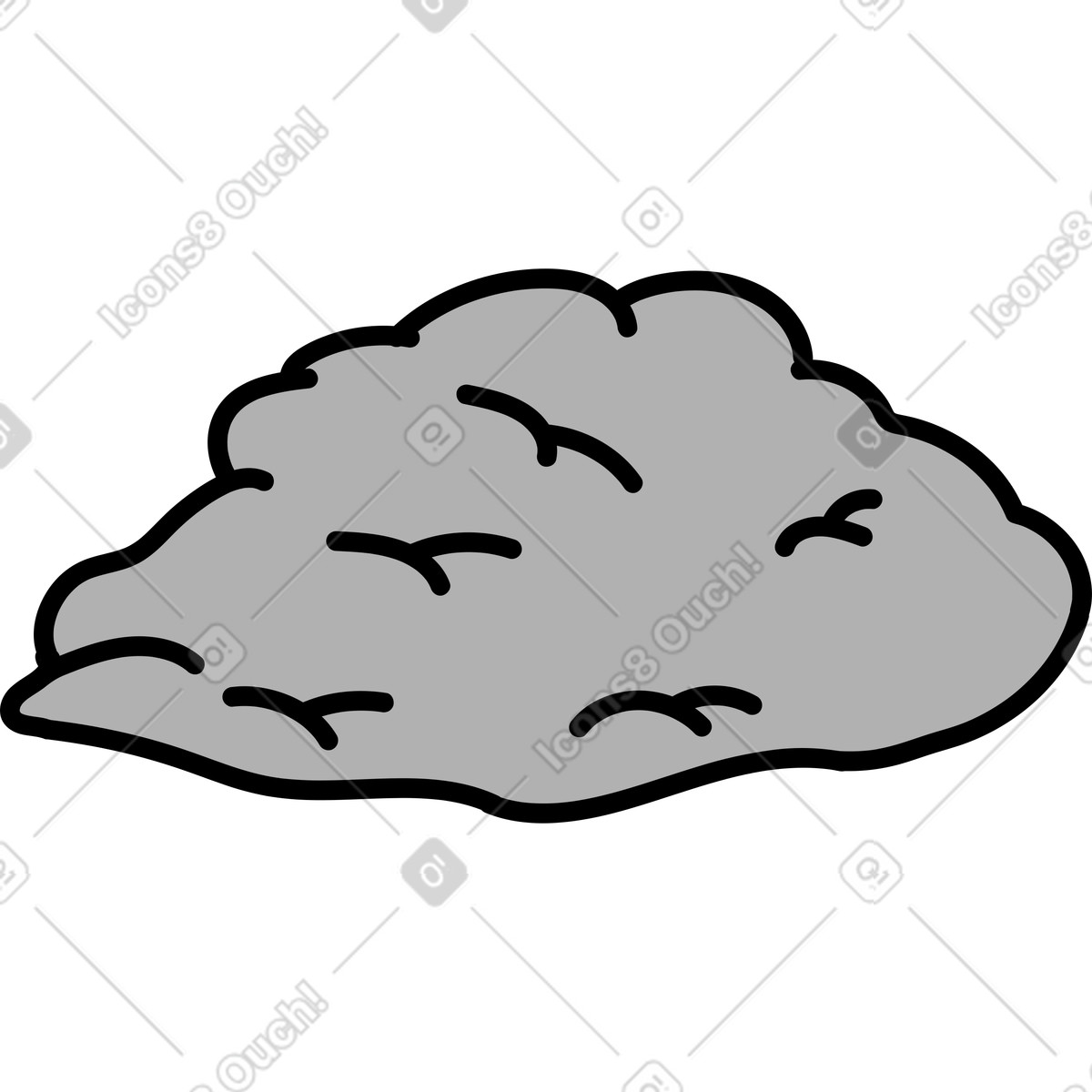 Ilustración Relleno en estilo Purr a descargar en PNG y SVG