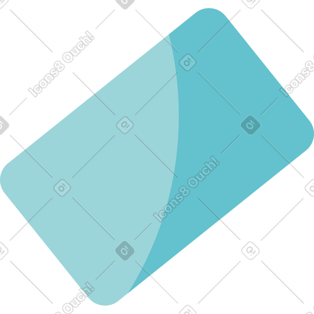 Kreditkarte-Illustration im Lagom-Stil als Download in PNG, SVG