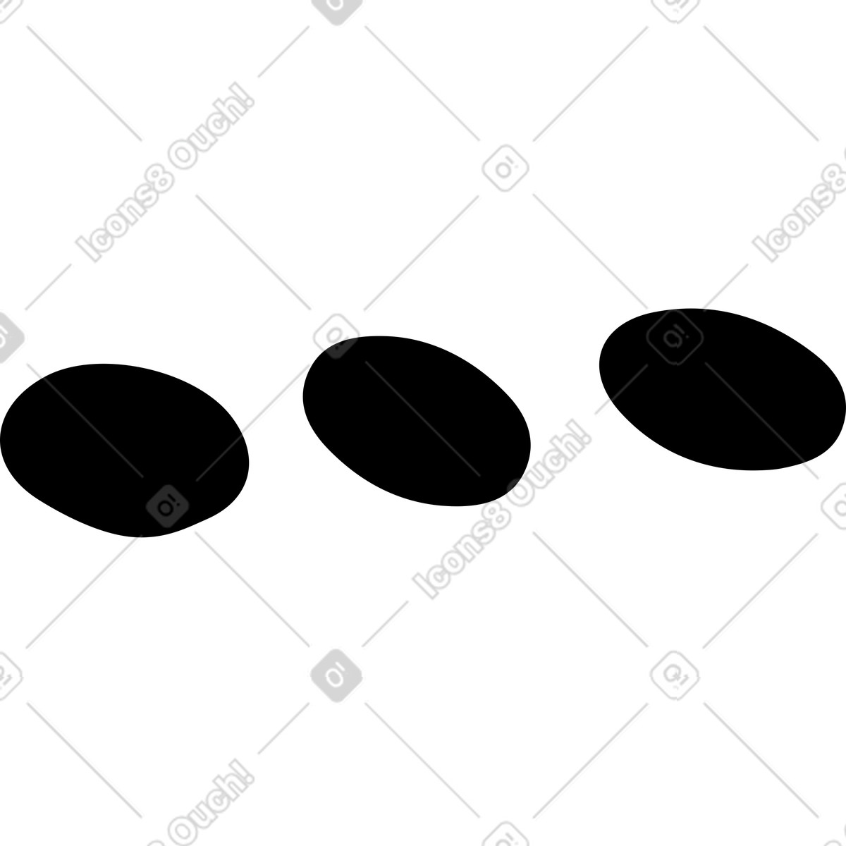 Ellipse-Illustration im Journal-Stil als Download in PNG, SVG