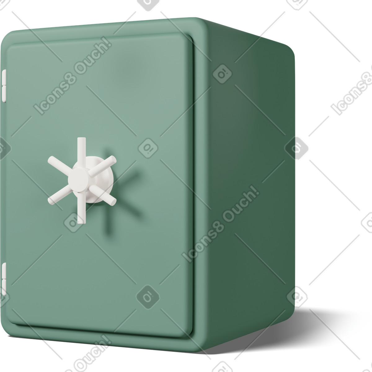 Ilustração de Safe green em no estilo 3D Casual life para baixar em PNG, SVG
