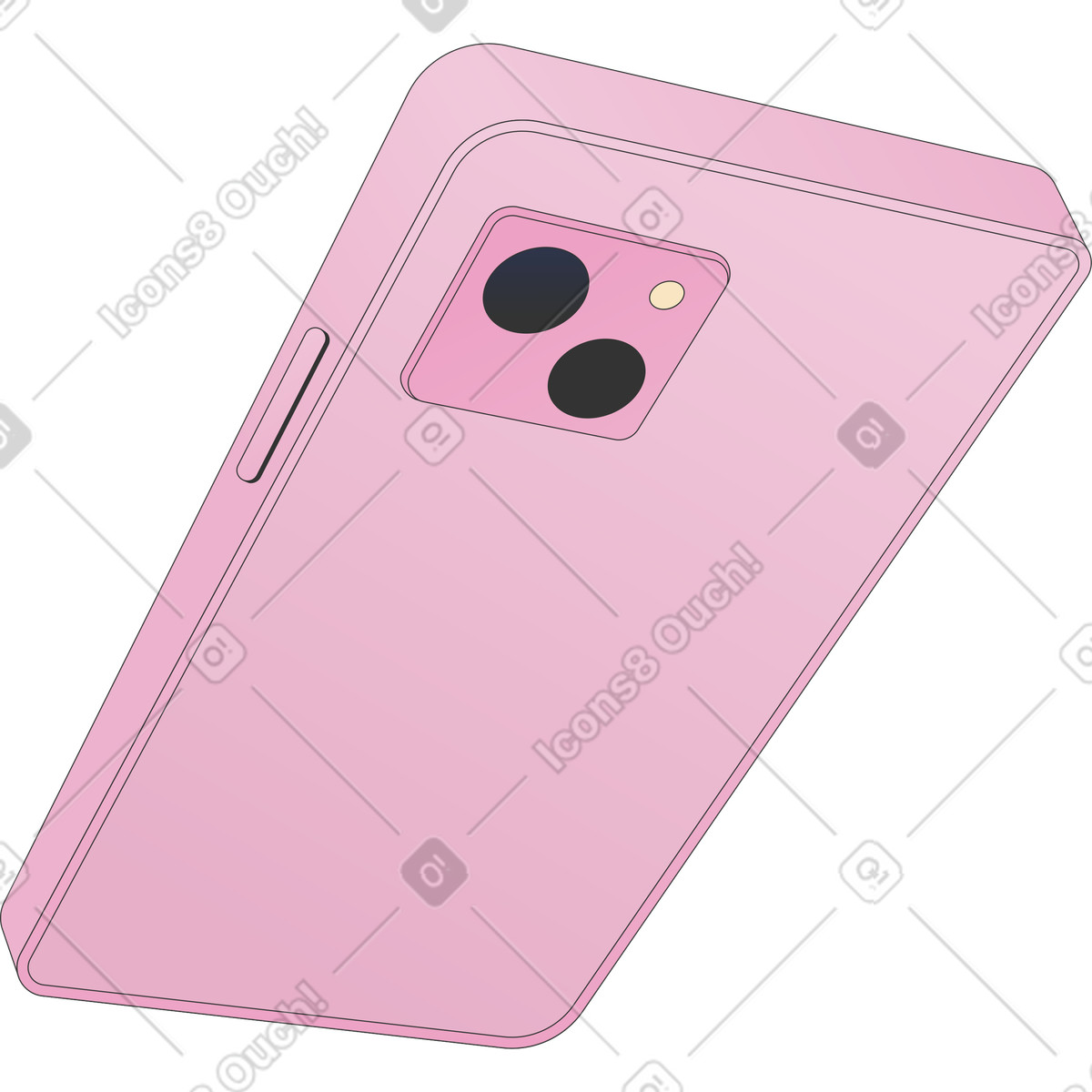 Telefono illustrazione in stile Kit scarica in PNG, SVG