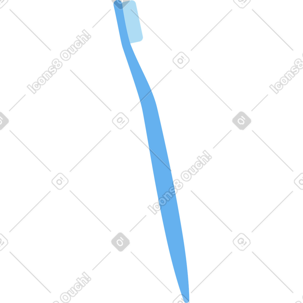 Ilustração de Escova dente em no estilo Sammy para baixar em PNG, SVG