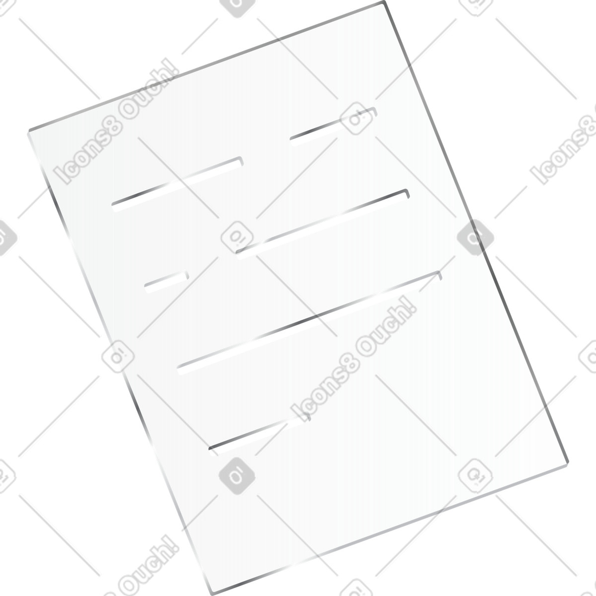 Document illustration in Token style download in PNG, SVG