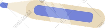 Thermomètre médical électronique PNG, SVG