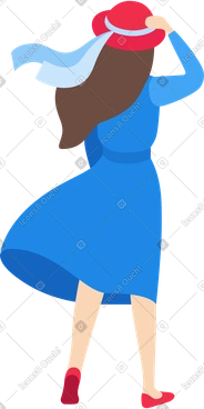 Waiting woman PNG, SVG