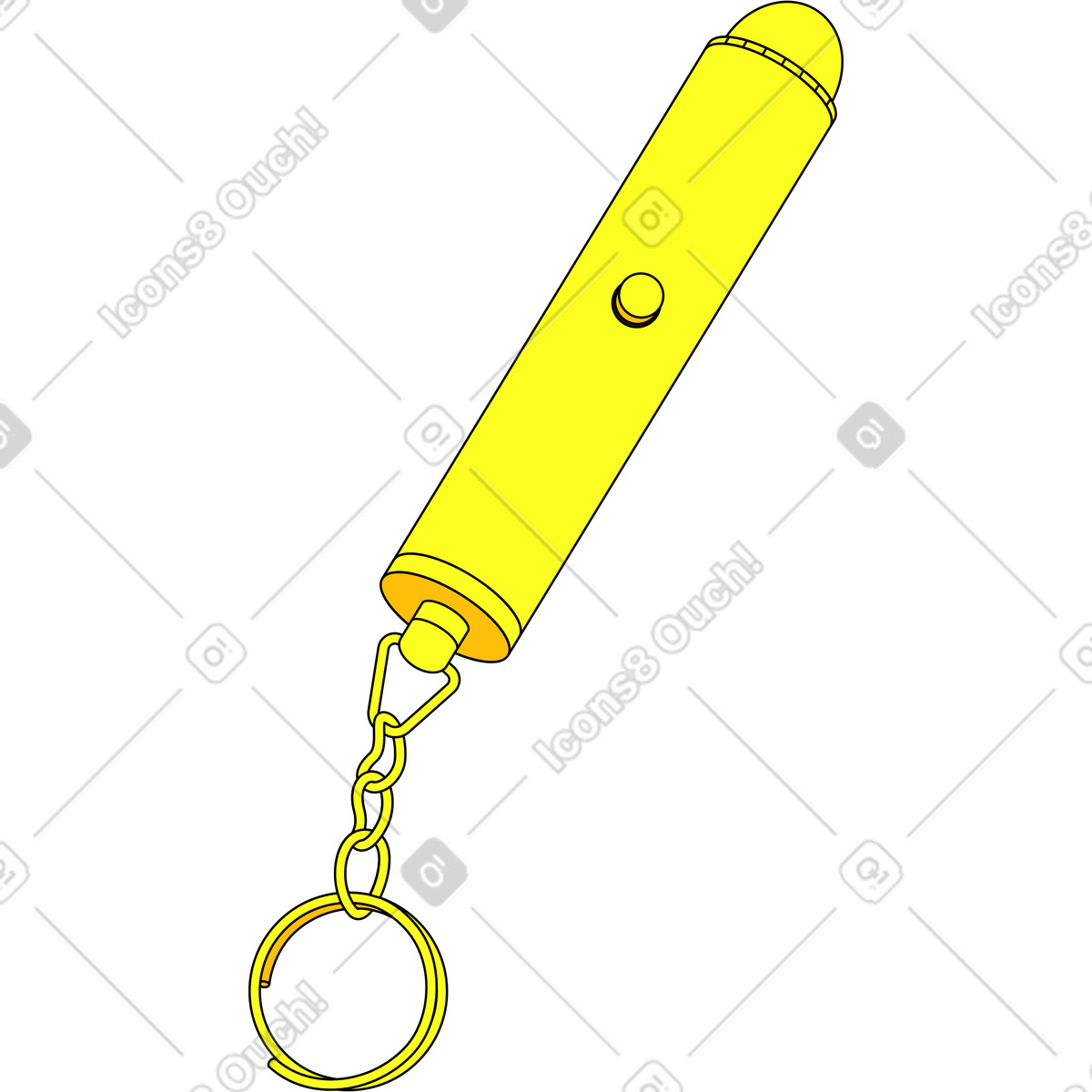 Laser pointer 90s illustration in PNG, SVG