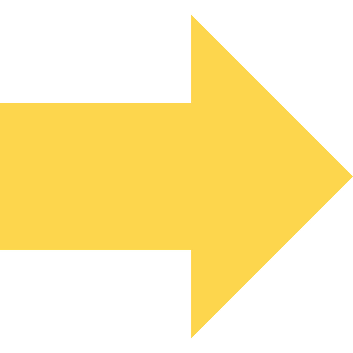Fogg 스타일의 Arrow yellow 일러스트레이션 PNG, SVG 다운로드