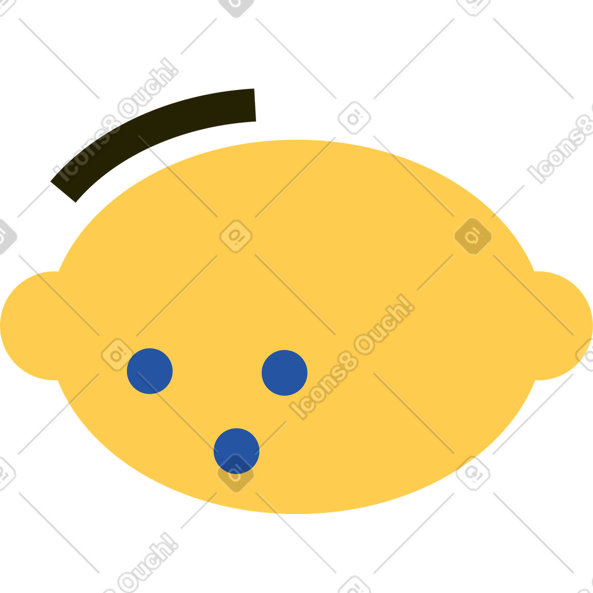 下载 Spot 风格的 柠檬 插画，支持 PNG、SVG 格式