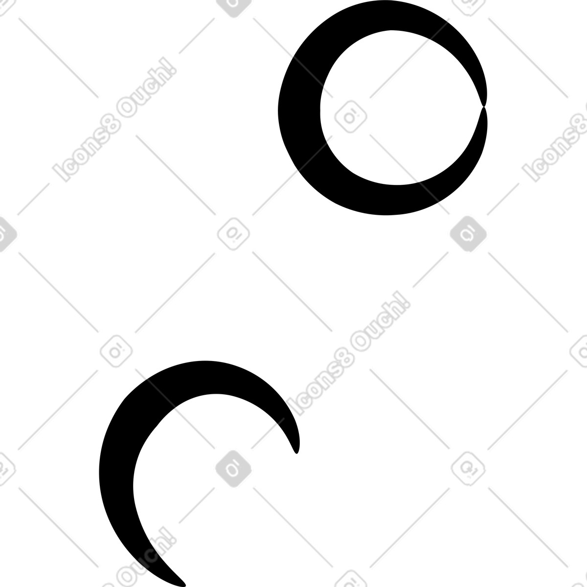 Looney スタイルの 泡 のイラストをPNG、SVG形式でダウンロード
