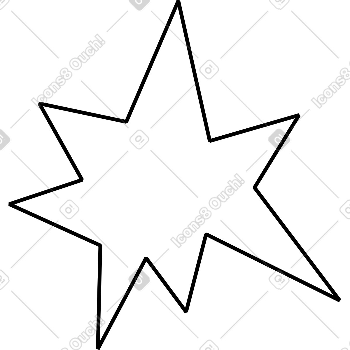 Flash illustration in Memphis style download in PNG, SVG