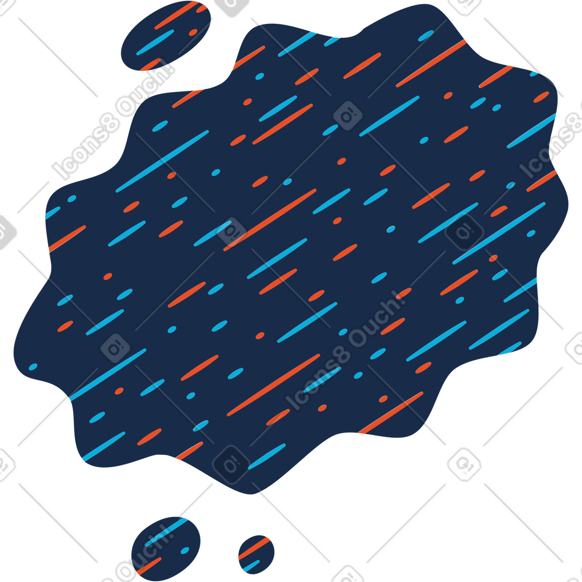 Cosmo illustrazione in stile Flame scarica in PNG, SVG