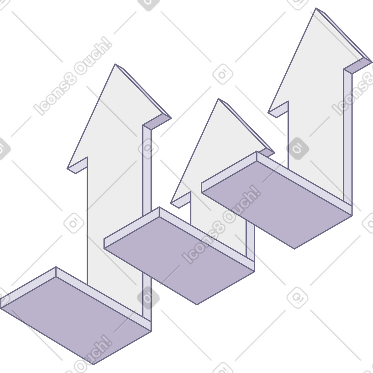 下载 Modul 风格的 箭头图 插画，支持 PNG、SVG 格式