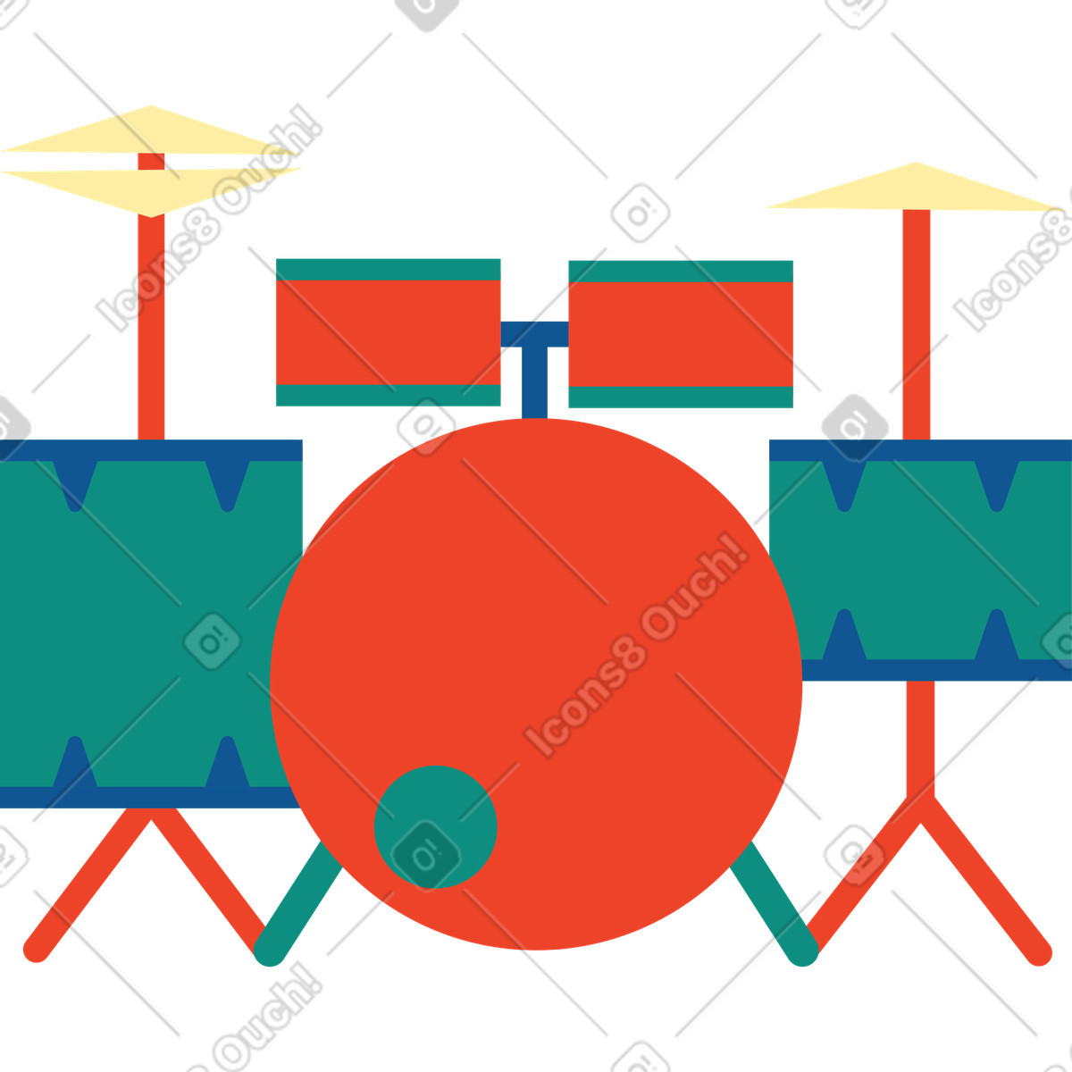 Batteria illustrazione in stile Polar scarica in PNG, SVG