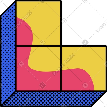 Bloc tetris PNG, SVG