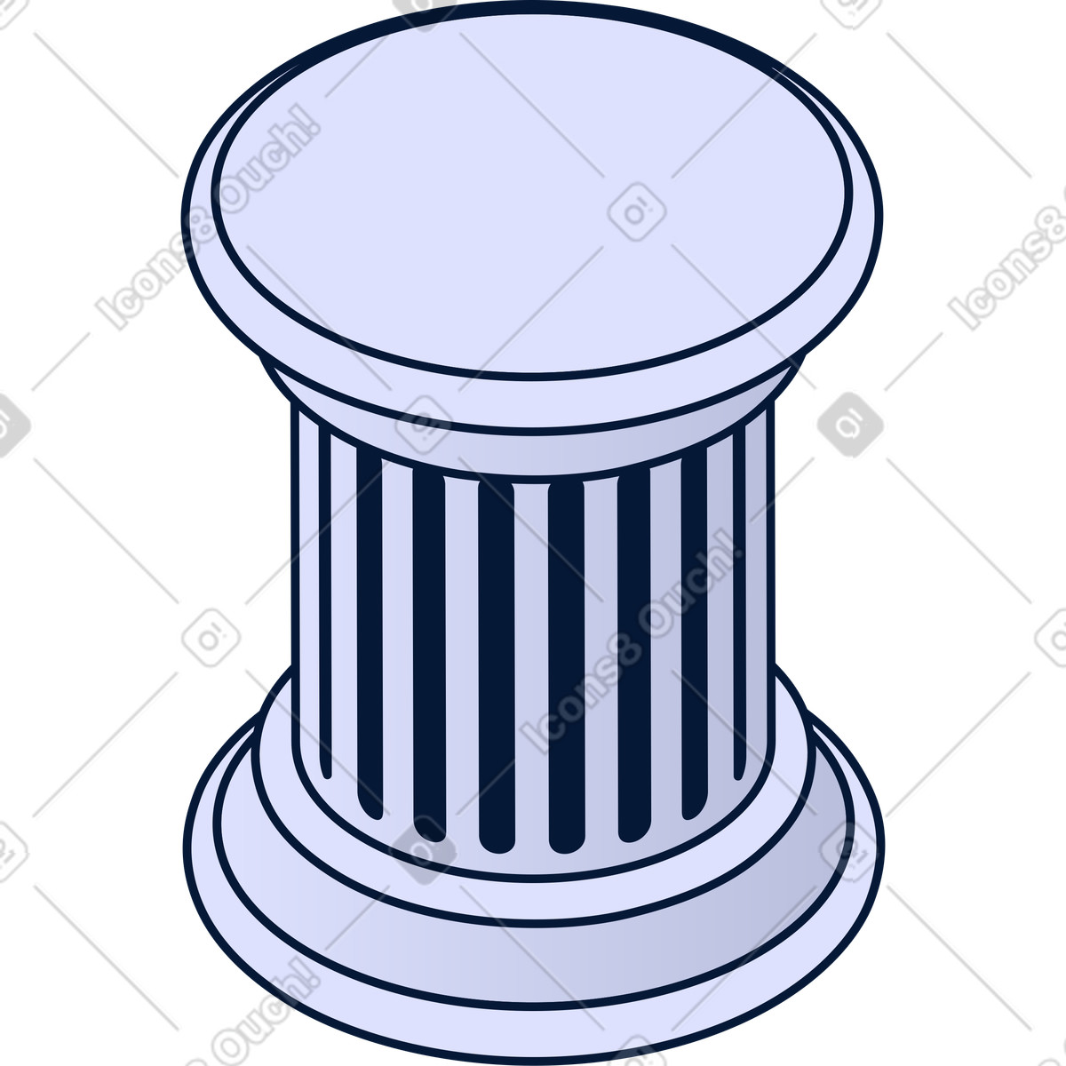 Column illustration in PNG, SVG