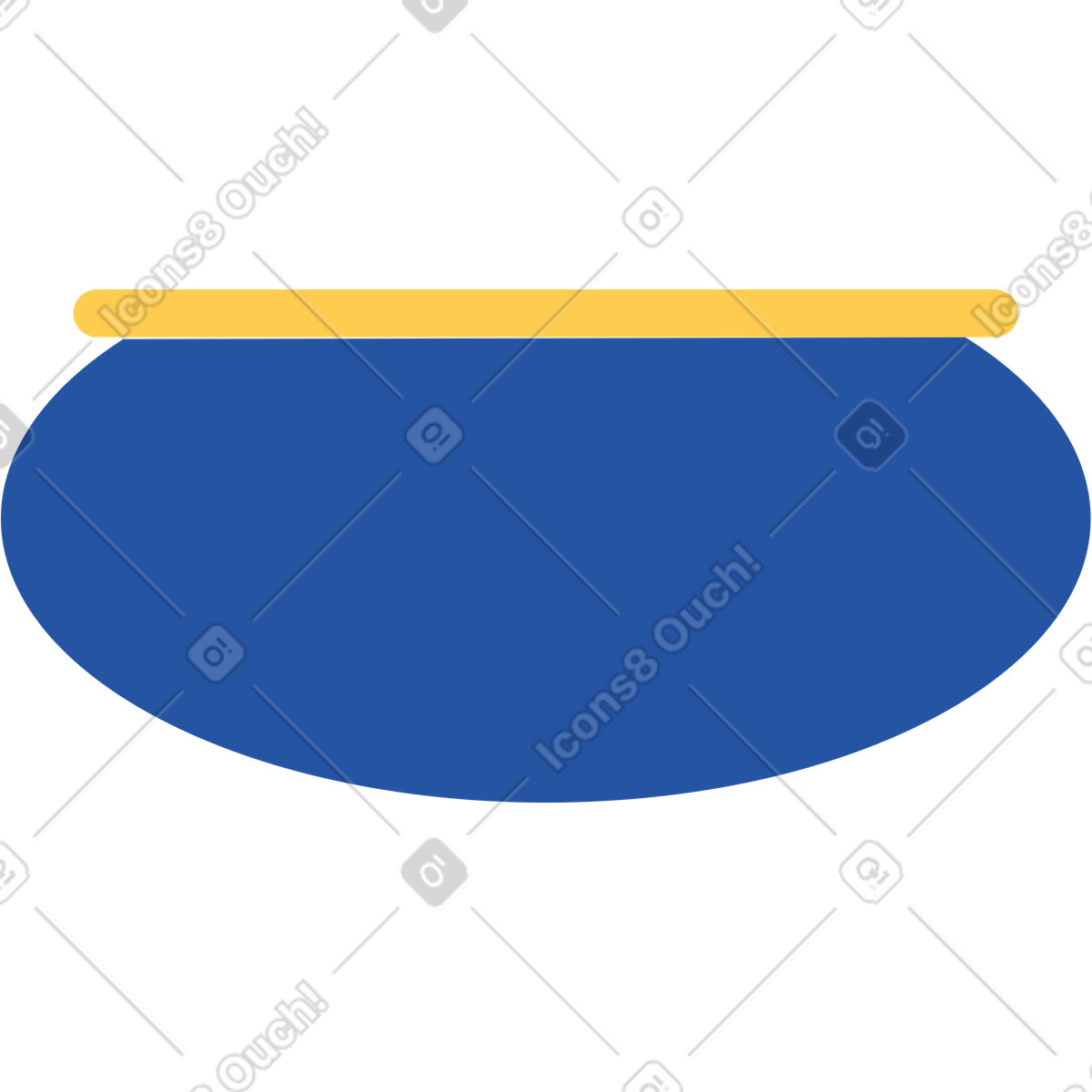 Vase illustration in Spot style download in PNG, SVG