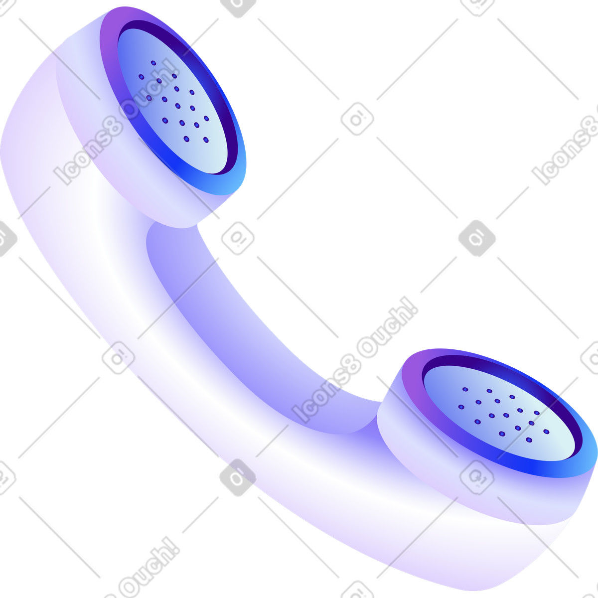 Ilustração de Aparelho telefone em no estilo Hi-tech para baixar em PNG, SVG