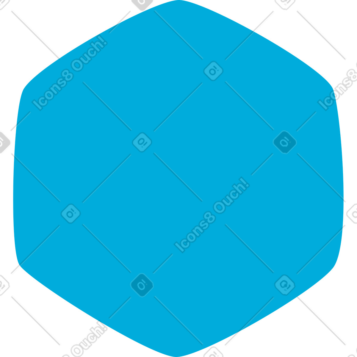 Illustration Hexagone dans le style Flame à télécharger aux formats PNG, SVG