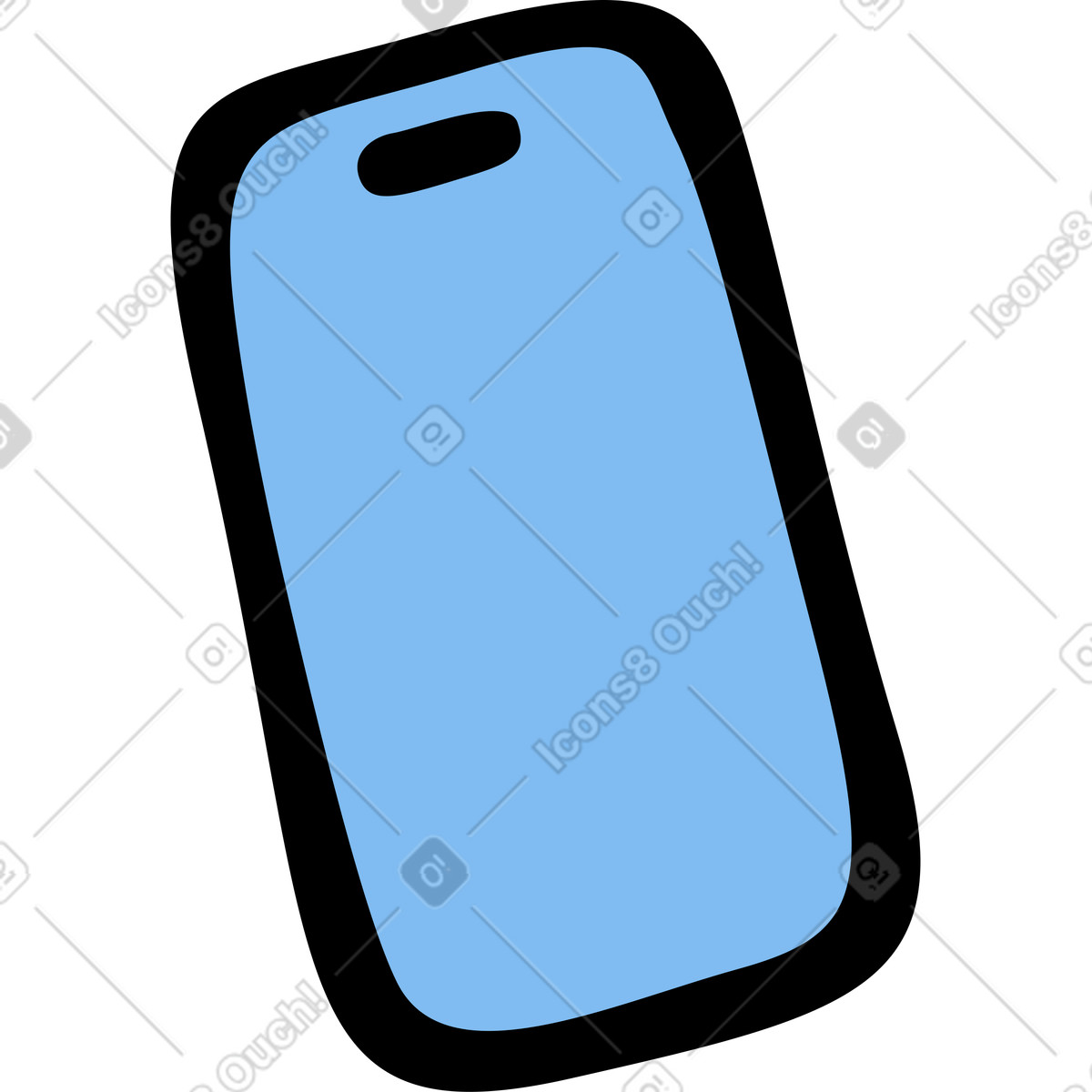 Handy-symbol-Illustration im Comic-Stil als Download in PNG, SVG