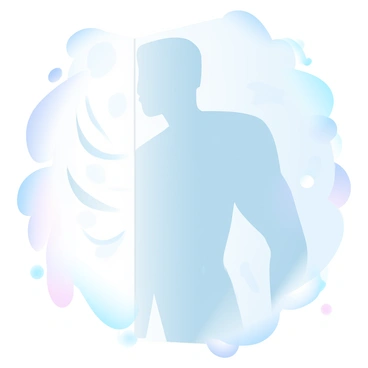 A wall is illuminated by soft light, casting intricate shadows that form the outline of a human body. The shadows exhibit subtle gradients, creating a sense of depth and movement. The surrounding area is softly lit, enhancing the contrast between light and shadow. The overall composition focuses on the delicate interplay between the illuminated surfaces and the dark outlines. Various textures are present on the wall, adding a layer of complexity to the shadowed figure.