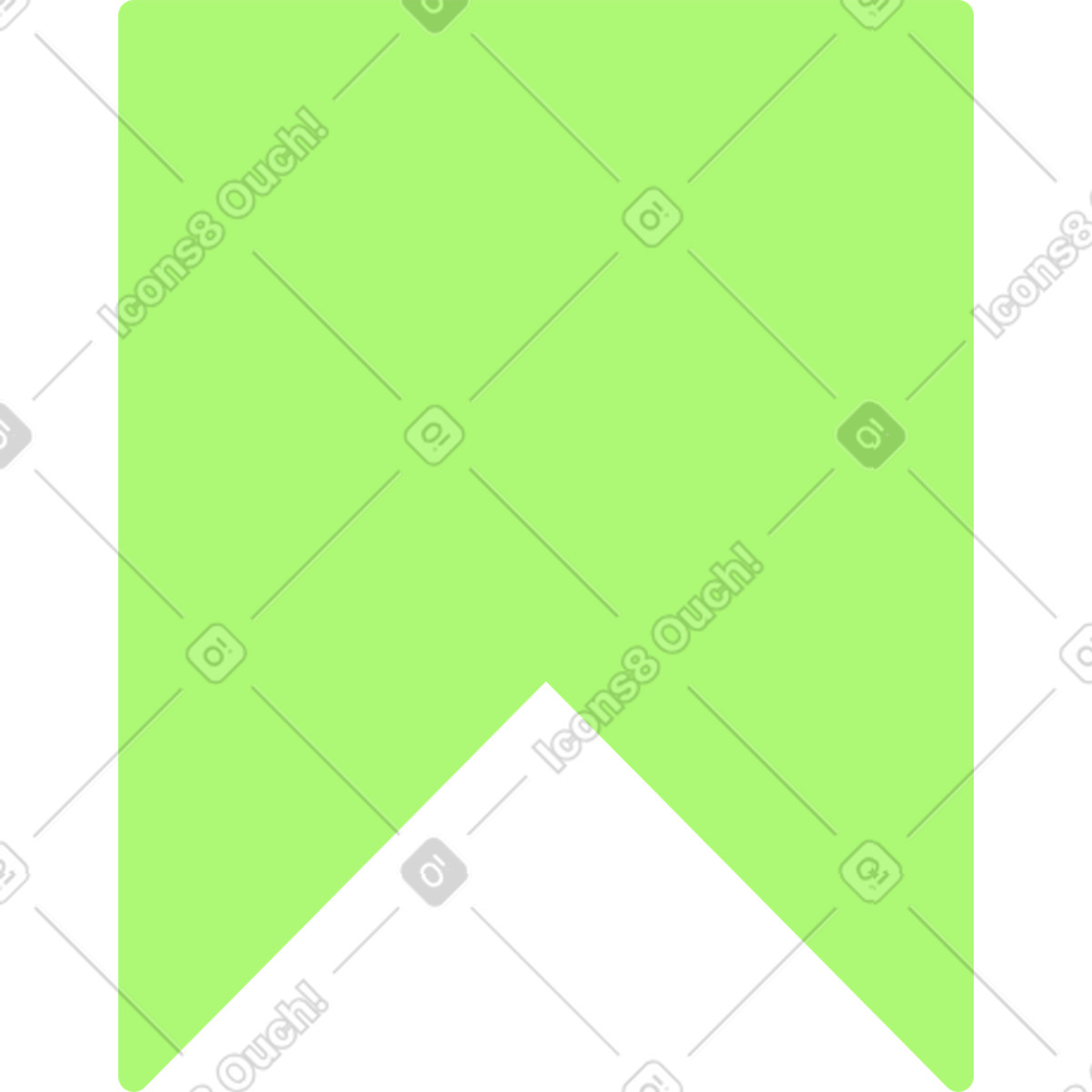 Illustration Icône de signet dans le style Giggle à télécharger aux formats PNG, SVG