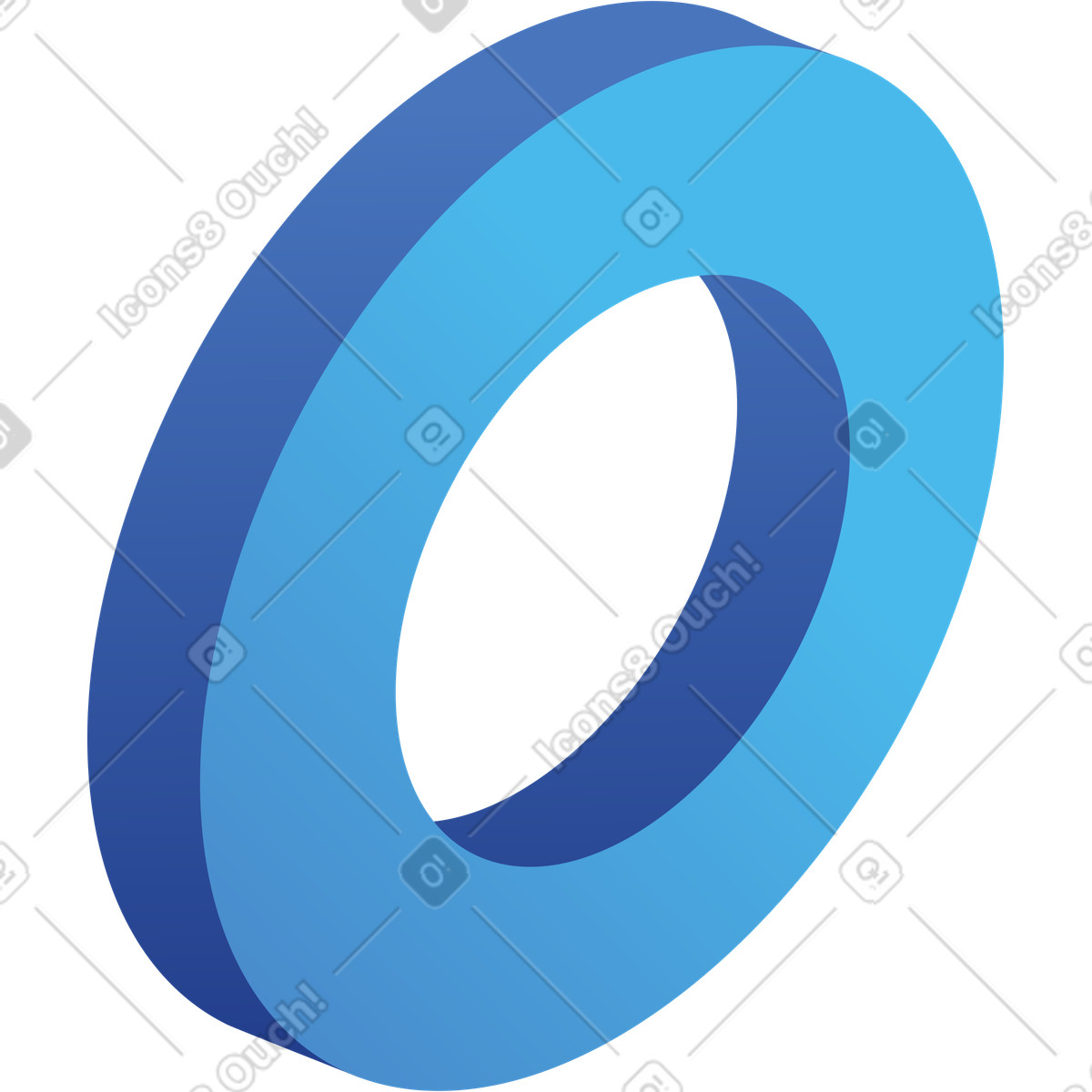 Ring figure illustration in Quantum style download in PNG, SVG