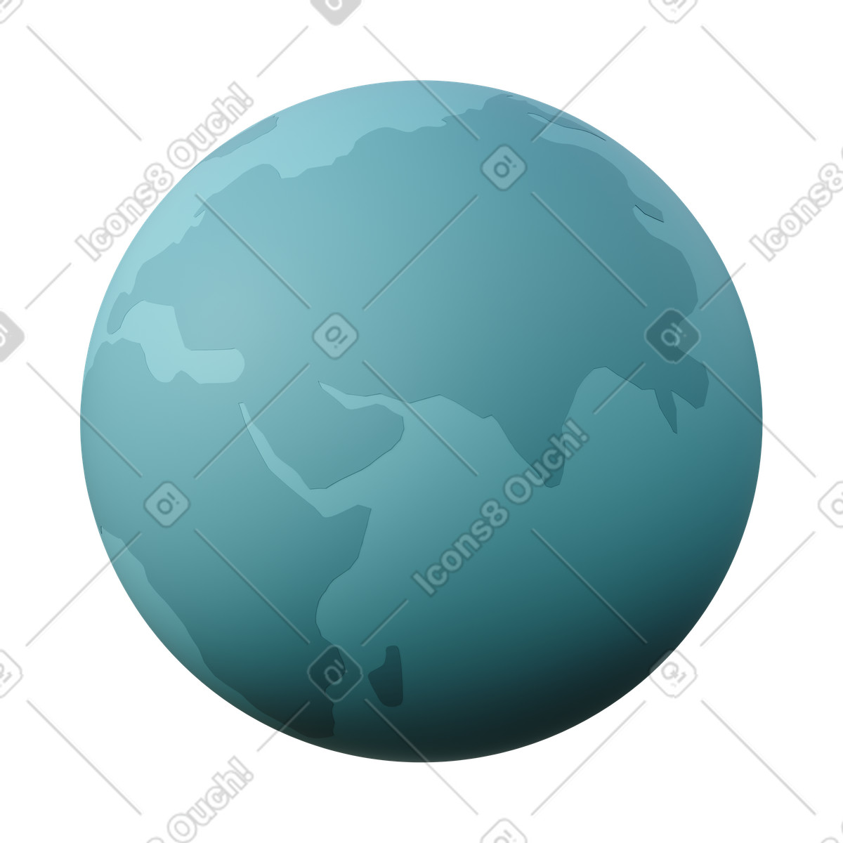 Mappa globale del medio oriente illustrazione in stile 3D Sugary scarica in PNG, SVG