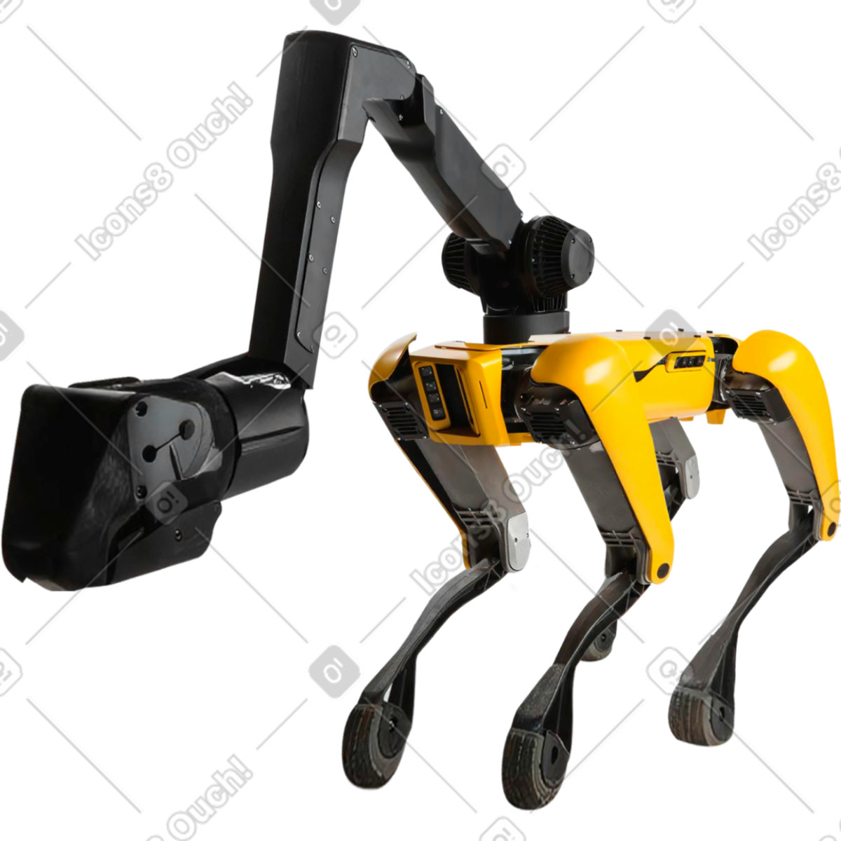 Cane robot illustrazione in stile Energy scarica in PNG, SVG
