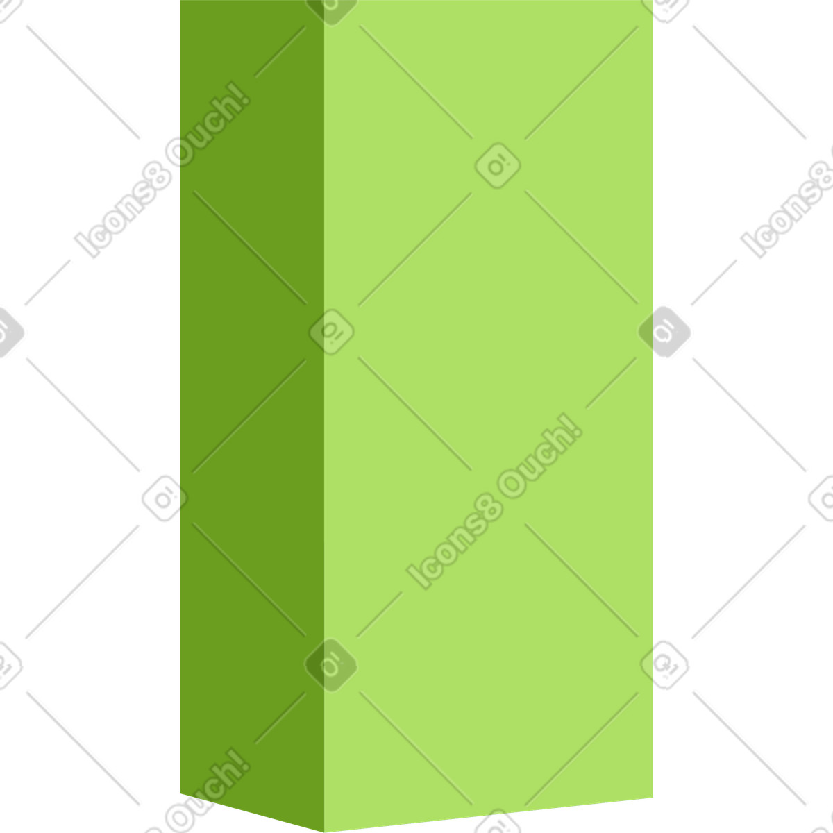 Illustration Parallélépipède dans le style Levels à télécharger aux formats PNG, SVG