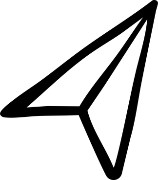 Paper plane PNG, SVG