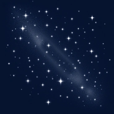 A deep black sky filled with a myriad of bright stars. Constellations are clearly defined, showcasing intricate patterns and shapes among the stars. The vastness of the sky creates a sense of depth and wonder, with many stars twinkling in various sizes, creating a dynamic display. The scene is devoid of any clouds, allowing for the full visibility of the celestial arrangement.