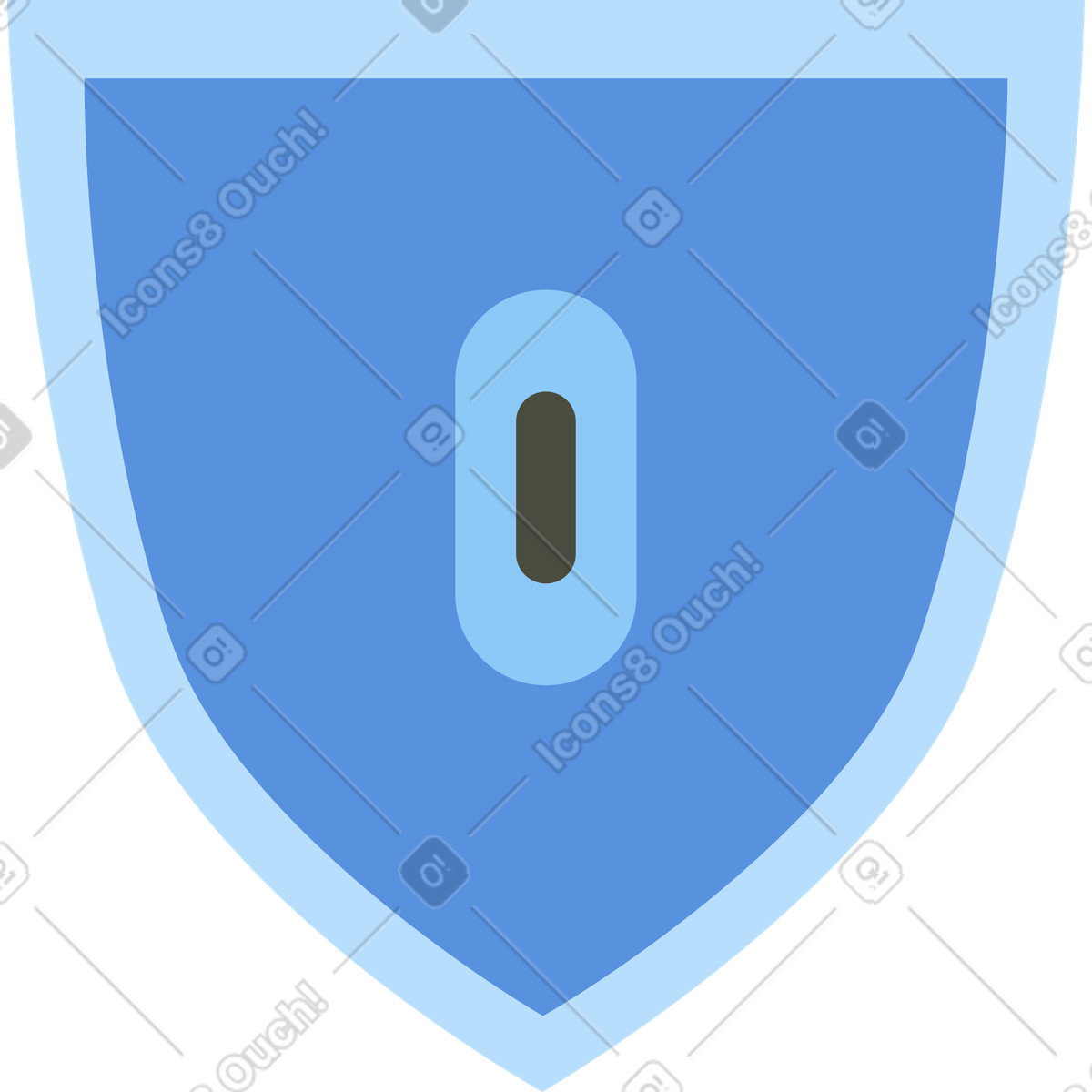 Schild-Illustration im Vector-Stil als Download in PNG, SVG