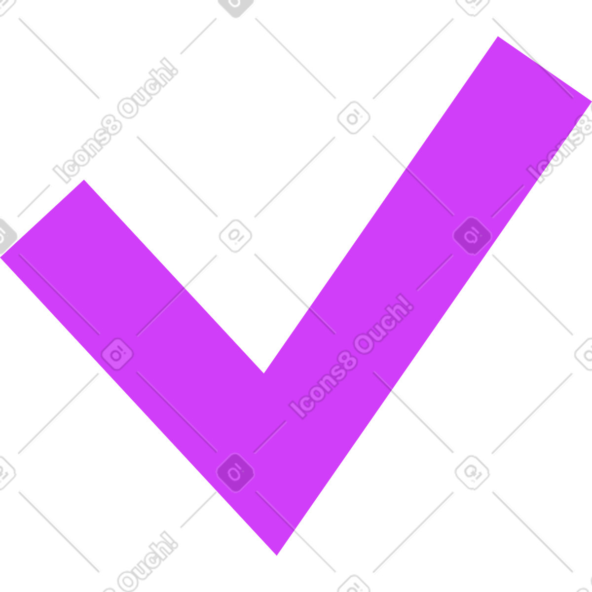 Segno di spunta illustrazione in stile Basic scarica in PNG, SVG