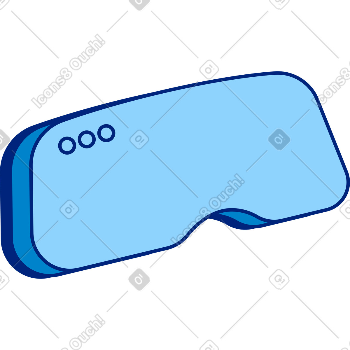 Ilustración Gafas vr sin banda en estilo Neo-Sakura a descargar en PNG y SVG