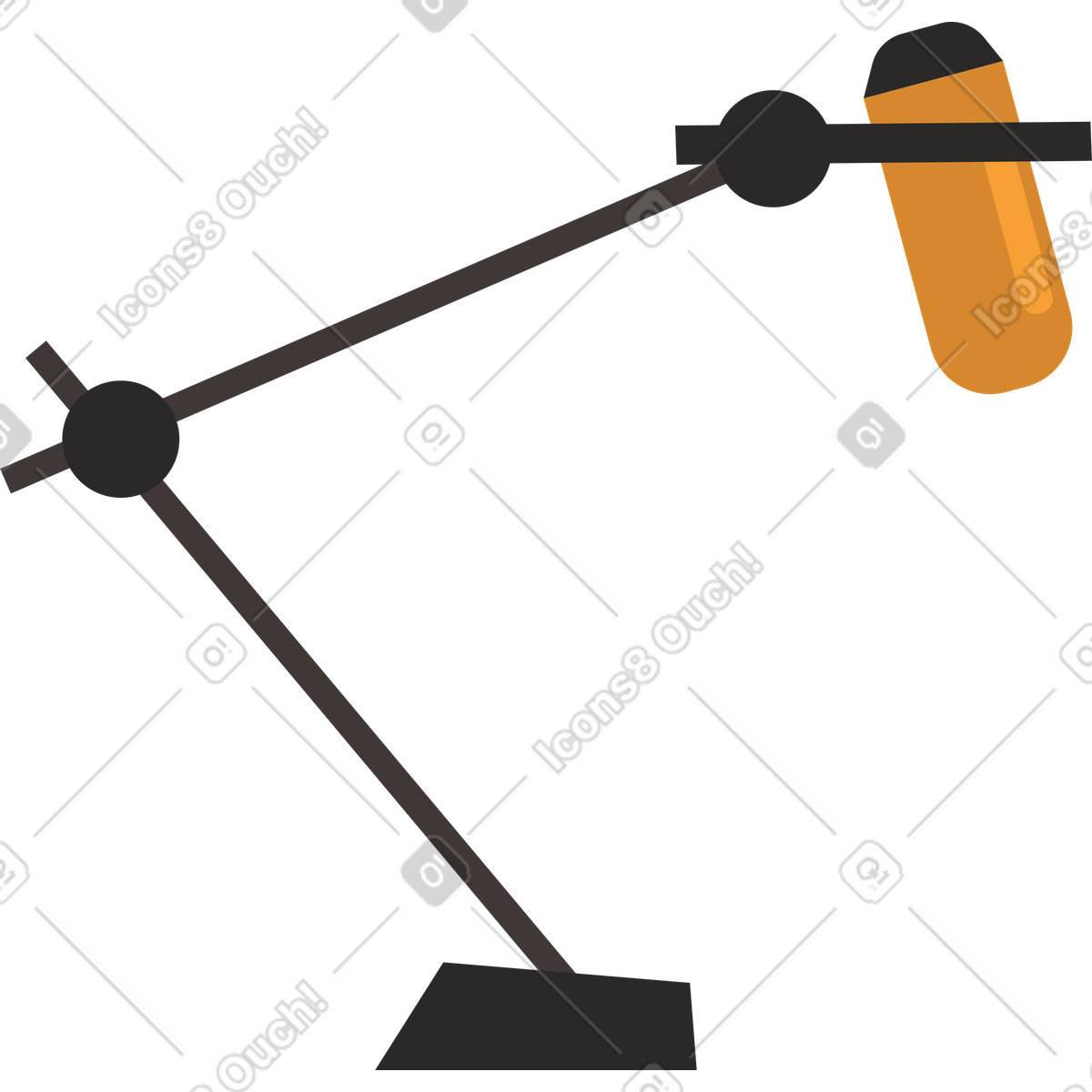 Mikrofon mit halterung-Illustration im Dizzy-Stil als Download in PNG, SVG