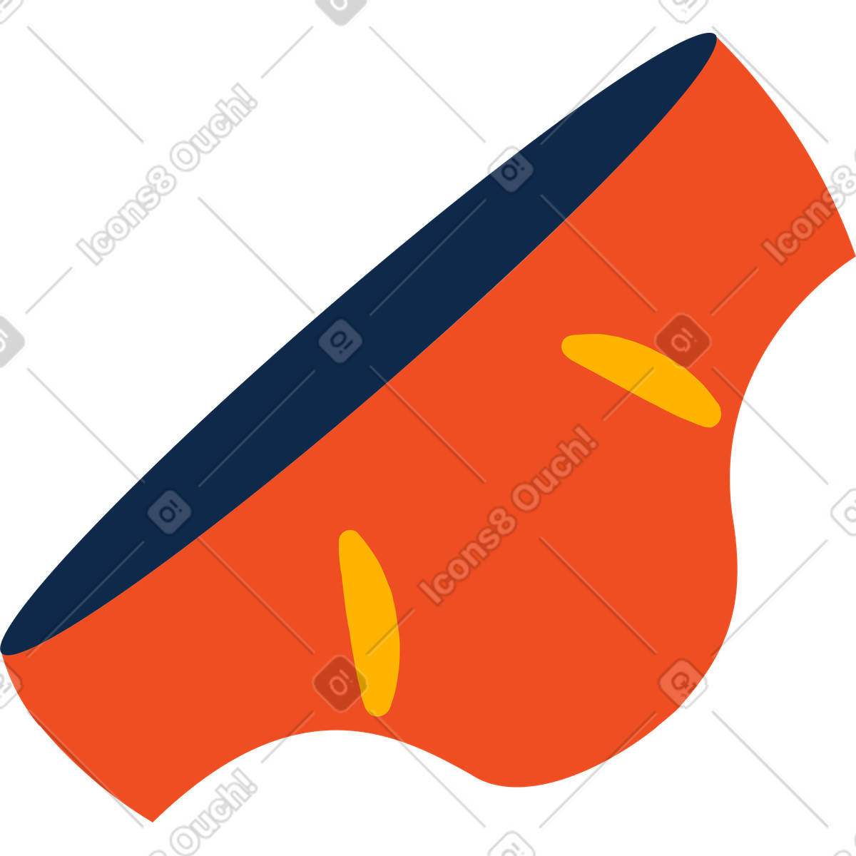 Flame スタイルの Underpants のイラストをPNG、SVG形式でダウンロード