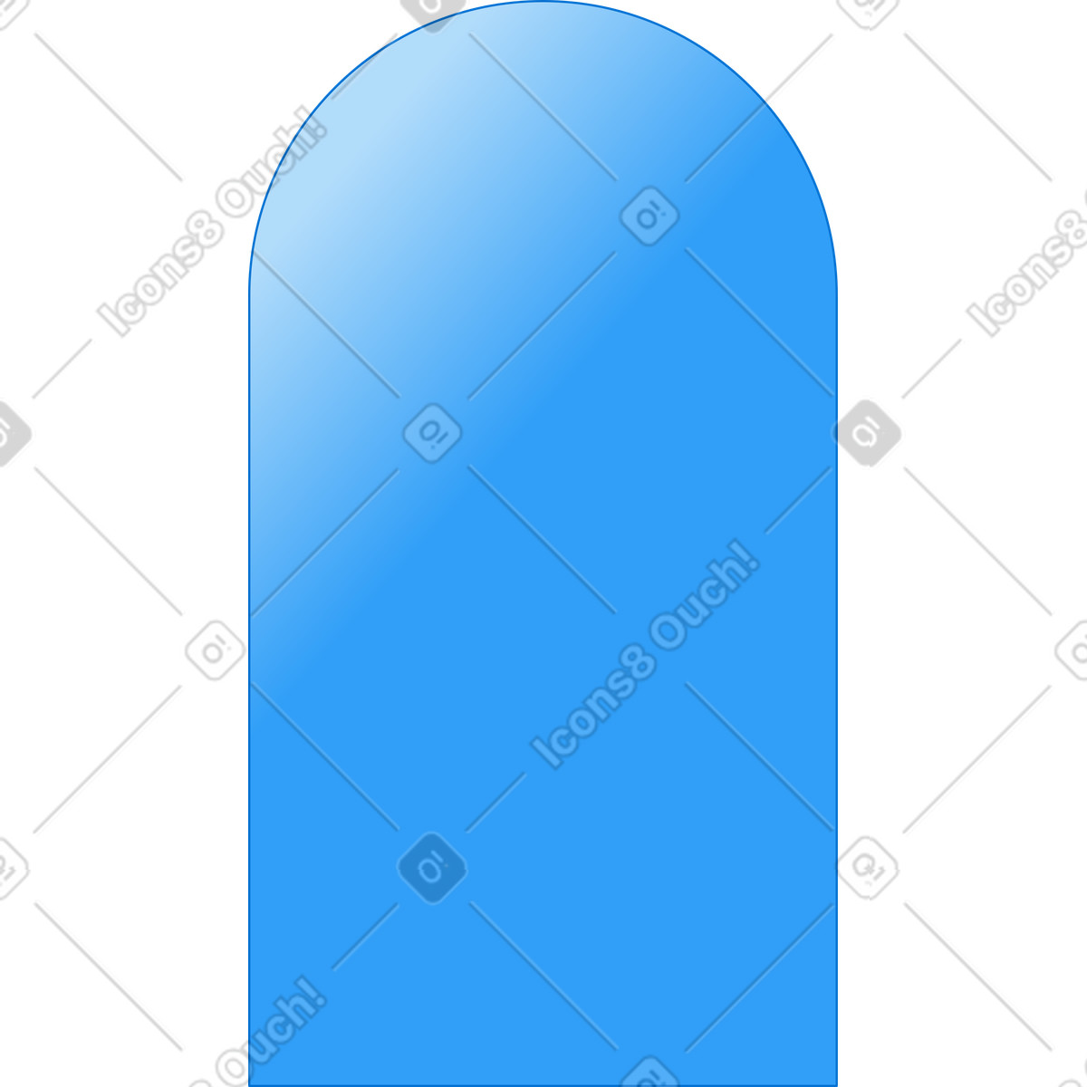 Ilustração de Fundo azul em no estilo Rainbow para baixar em PNG, SVG