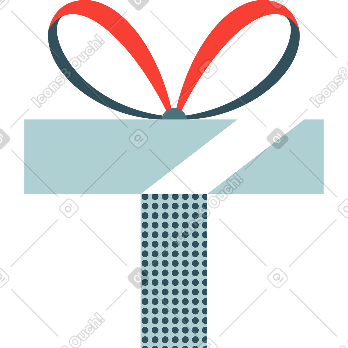 Ilustração de Presente em no estilo Nordic para baixar em PNG, SVG