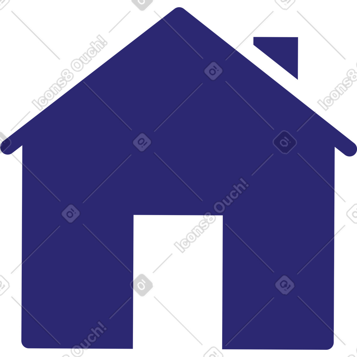 Ilustración House en estilo Cut a descargar en PNG y SVG