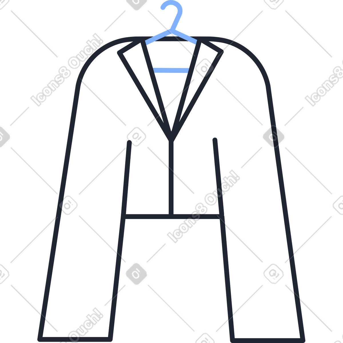 Ilustração de Jaqueta em no estilo Pablita para baixar em PNG, SVG