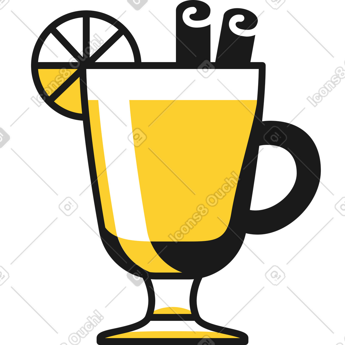 下载 Taxi 风格的 甜酒 插画，支持 PNG、SVG 格式