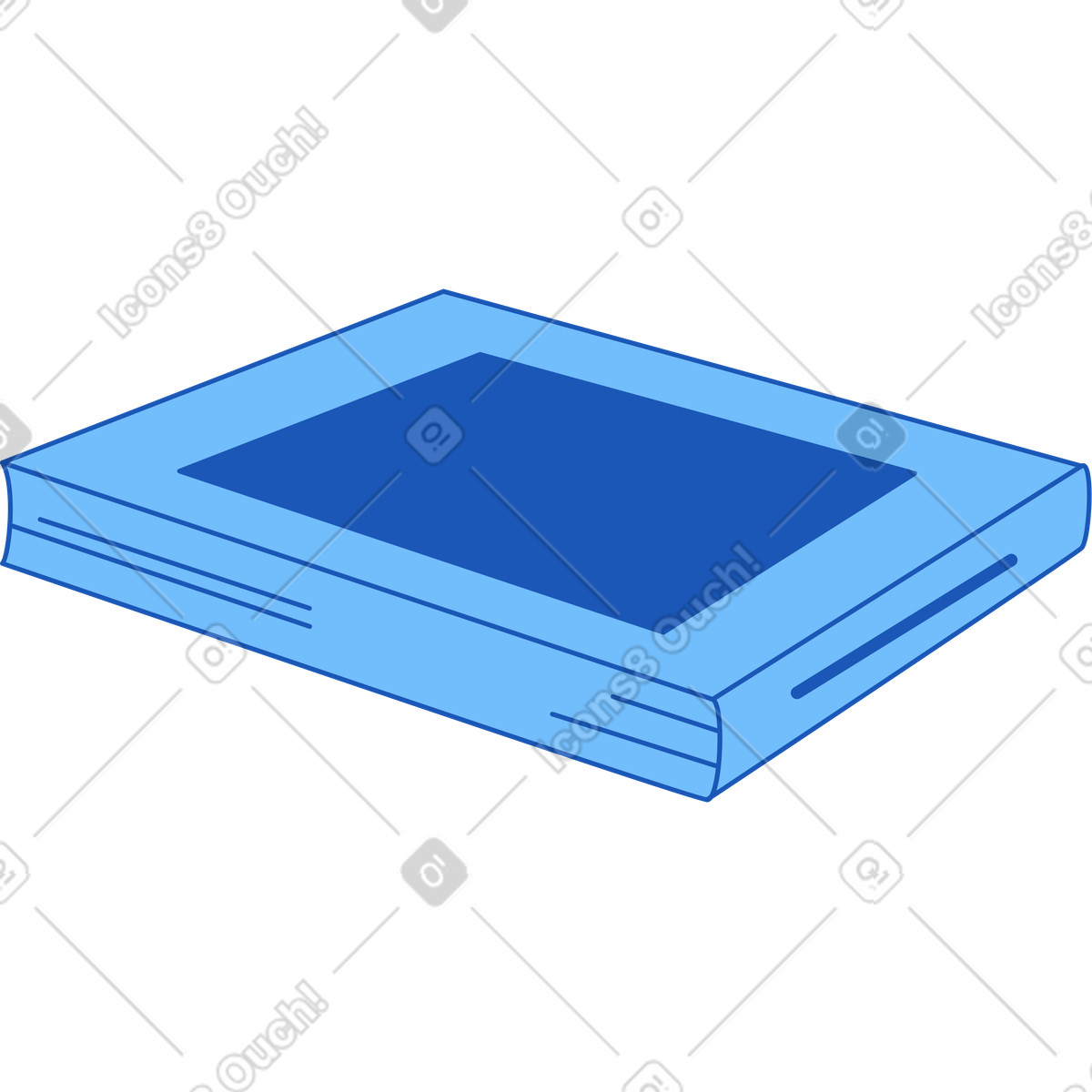 Ilustración Libro en estilo Storyline a descargar en PNG y SVG