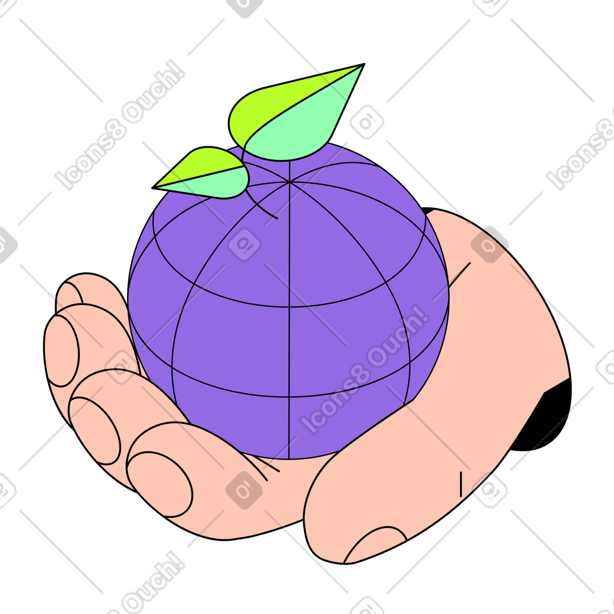 지구의 생태와 환경 보호 illustration in Project style download in PNG, SVG